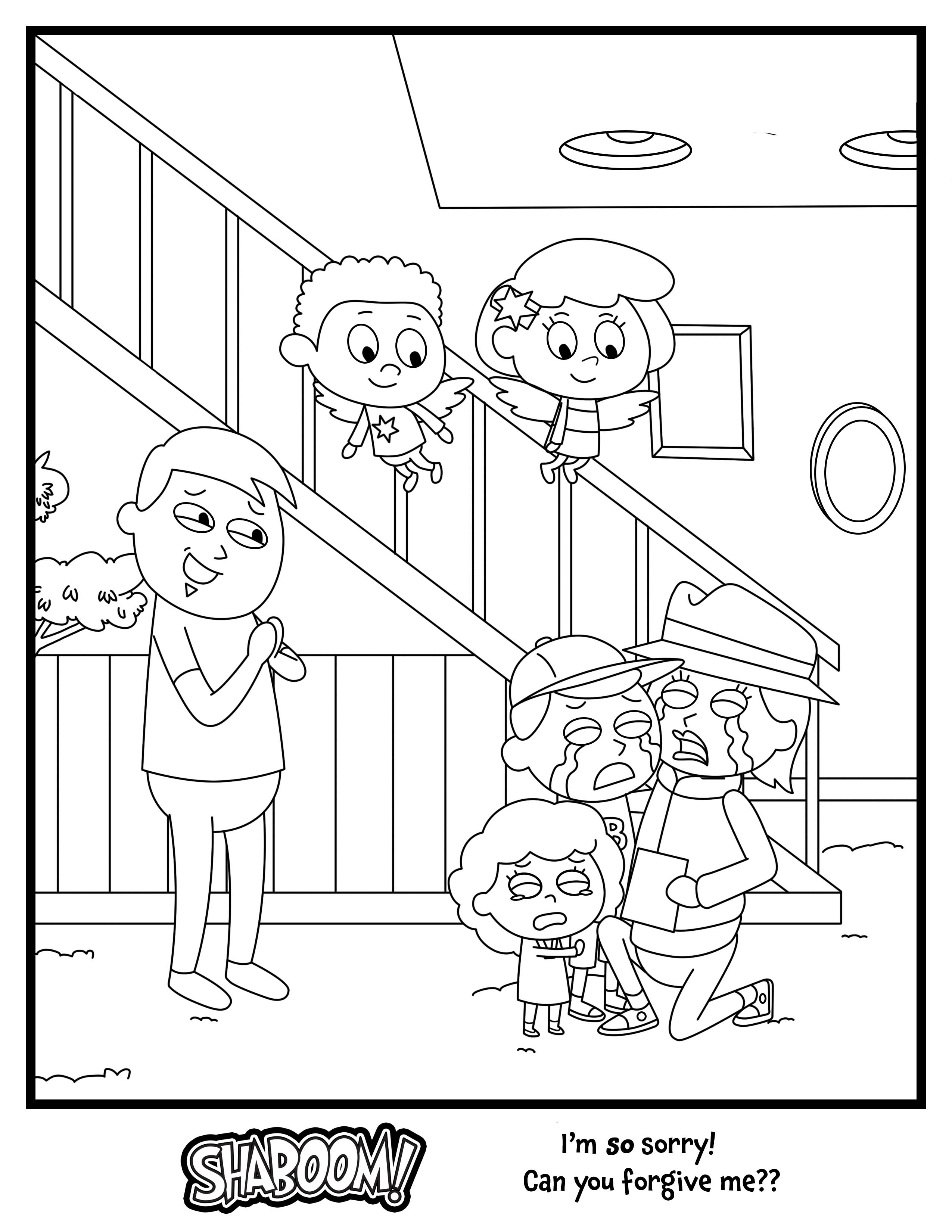 panda saying im sorry coloring pages - photo #11