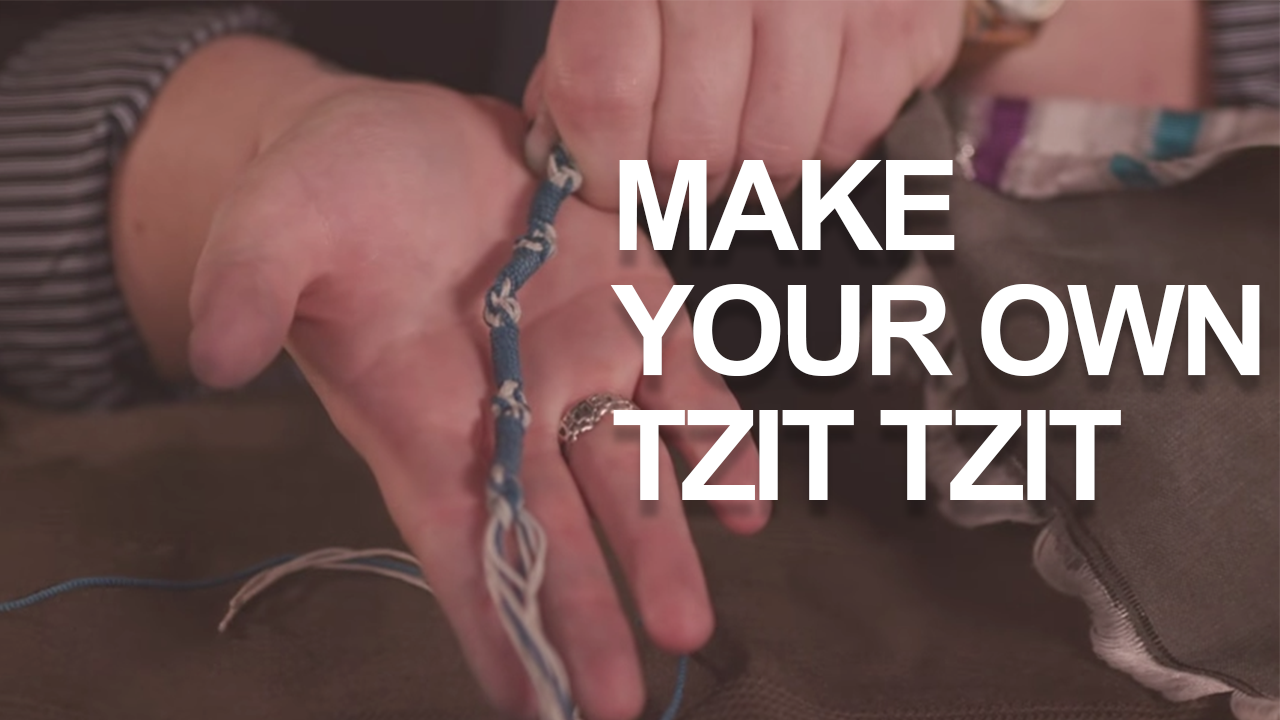 how to tie tzitzit